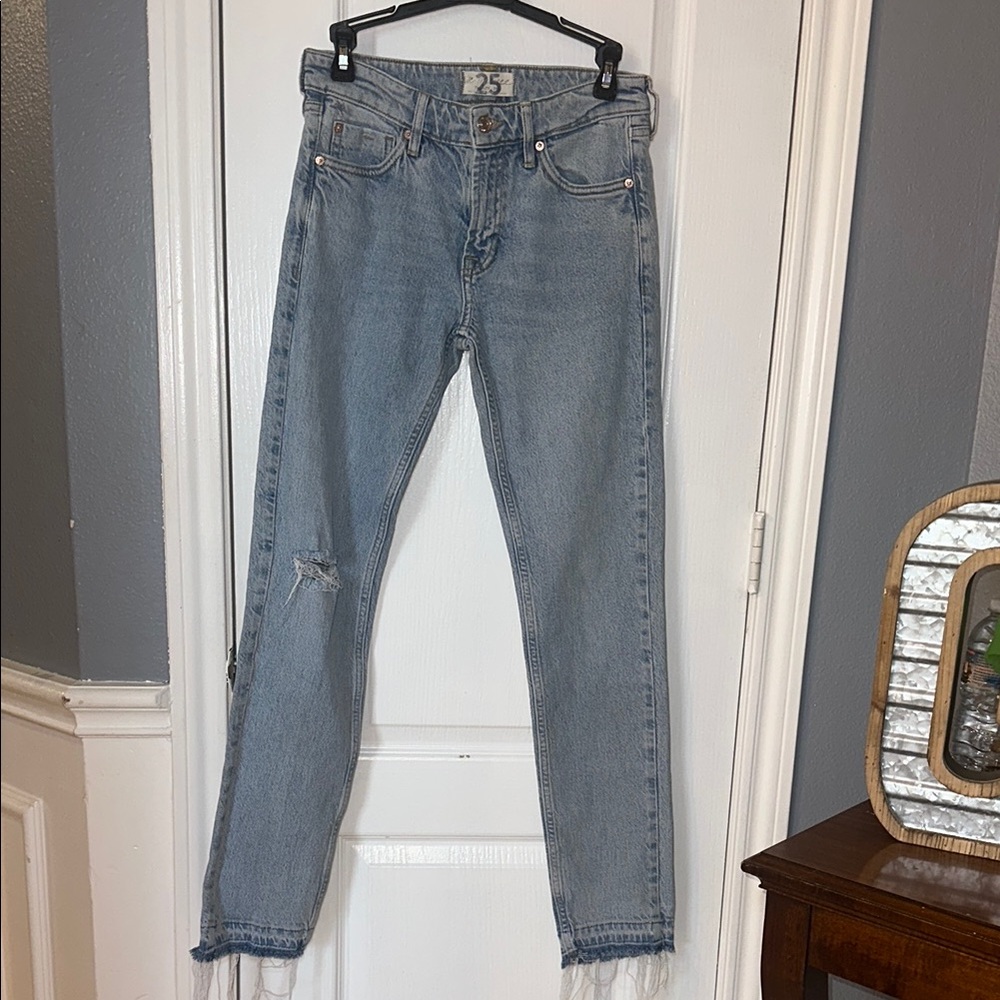 We The Free straight jeans size 25 color blue - Picture 1 of 11